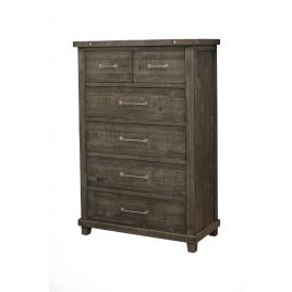 Vilo Home Industrial Charms Gray Distressed Chest
