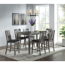 Vilo Home Glenoaks 7 Piece Pub Height Dining Set