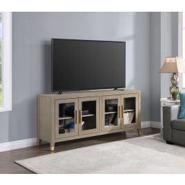 Vilo Home Tribeca 65" Beige Shagreen Style TV Stand
