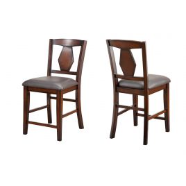 Vilo Home Tuscan Hills Diamond Back Pub Chairs (Set of 2)